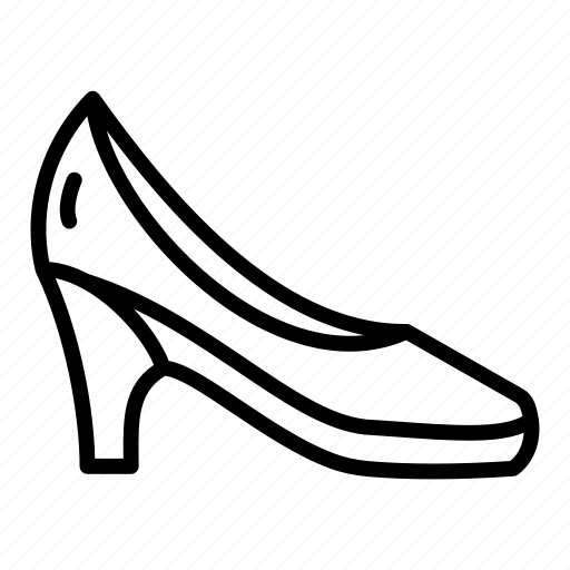 Heel, insole, ladies shoes, shank, sole, woman icon - Download on Iconfinder