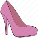 ankle shoes, footwear, high heel shoes, prism heels, womens high heel 