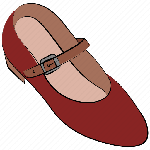 Dance shoes, fashion shoes, flat shoes, lady shoes, pump shoes, school shoes, women shoes icon - Download on Iconfinder