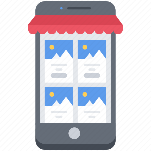 App, commerce, market, mobile, phone, shop, shopping icon - Download on Iconfinder