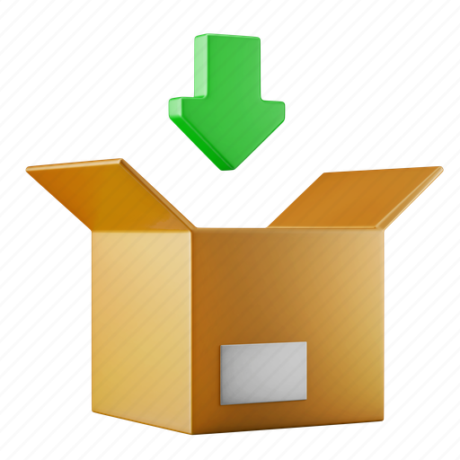 Box, package, load, delivery 3D illustration - Download on Iconfinder