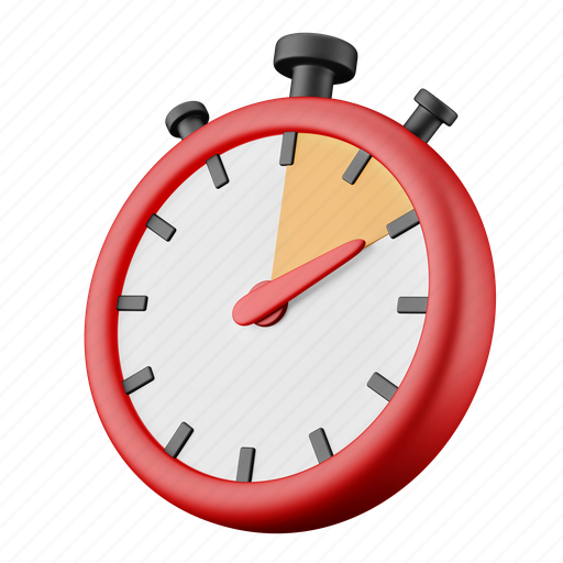 Limited, time, stopwatch, deadline 3D illustration - Download on Iconfinder