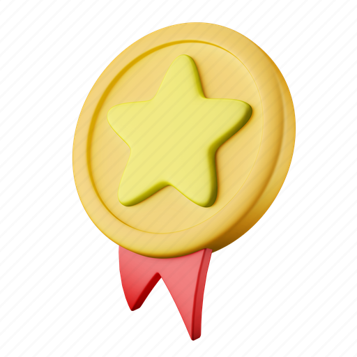Best, medal, award, achievement, top 3D illustration - Download on Iconfinder