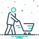 buying, buying cart, consumable, customer, prospective buyer, shopping, trolley
