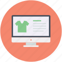 computer screen, ecommerce, monitor webpage, online shopping, webshop