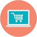 laptop screen, online shop, online shopping, shopping cart, shopping theme 