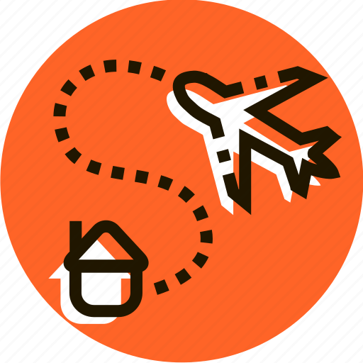 Delivery, e-commerce, fast, home, logistics, plane, transport icon - Download on Iconfinder