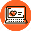 bookmark, e-commerce, favorite, heart, love, notebook, shopping 