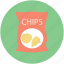 chips pack, potato chips, potato crisps, snack food, snacks 