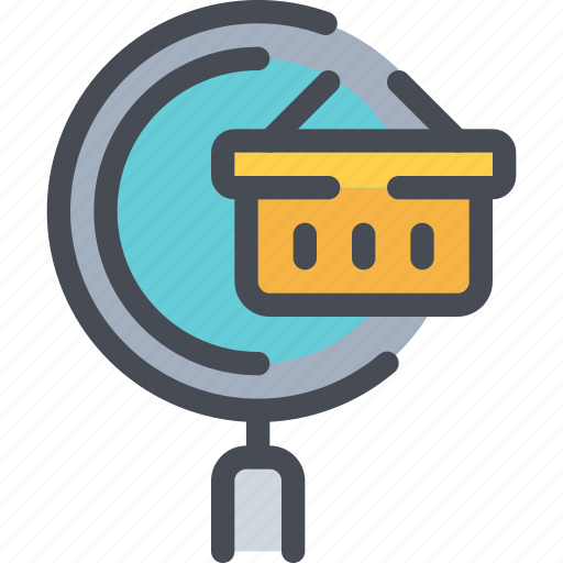 Basket, commerce, search, shop, shopping icon - Download on Iconfinder