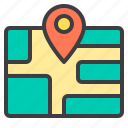 commerce, map, sale, shopping, store