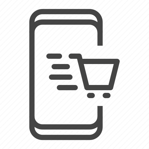 Cart, ecommerce, mobile, phone, shop, shopping, smartphone icon - Download on Iconfinder