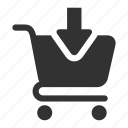 cart, download, shopping