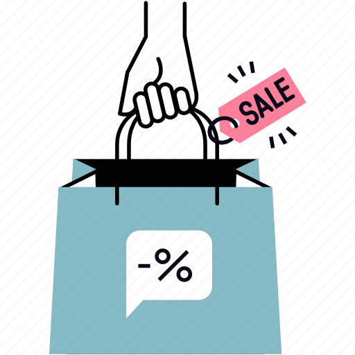 Shopping, discount, sale, saving, commerce, buy, offer illustration - Download on Iconfinder