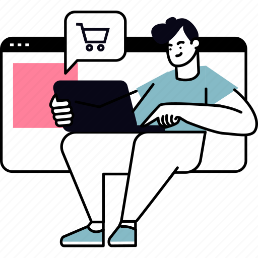 Shopping, online, ecommerce, app, web, shop, buy illustration - Download on Iconfinder