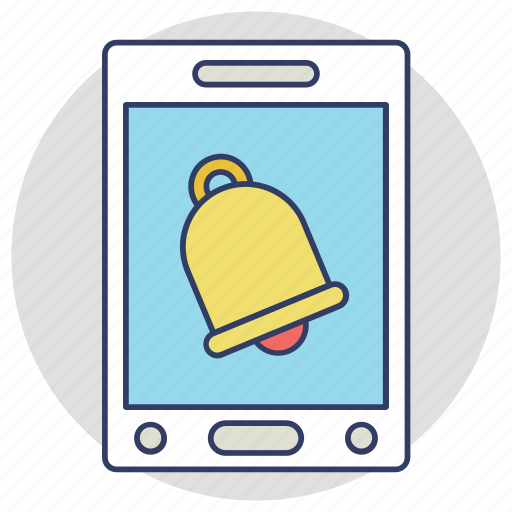 Alarm, mobile notification, mobile ui, notification, push notification icon - Download on Iconfinder