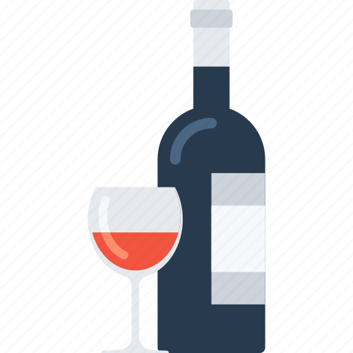 Alcohol, beverage, bottle, drink, glass, restaurant, wine icon - Download on Iconfinder