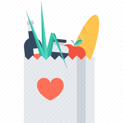 Bag, commerce, drink, food, love, retail, shopping icon - Download on Iconfinder