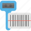 barcode reader, code reader, code tracker, electronic reader, identifying machine 