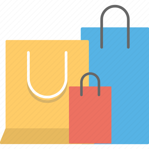 Commercial bags, grocery bags, paper bags, plastic bags, shopping bags icon - Download on Iconfinder