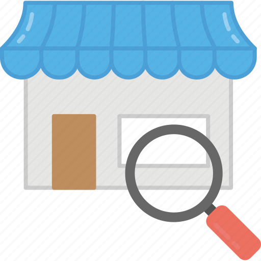 Finding shop, finding store location, looking for store, searching grocery shop, store search icon - Download on Iconfinder