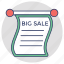 big sale, promotional offer, sale advertisement, sale promotion, shopping sale 