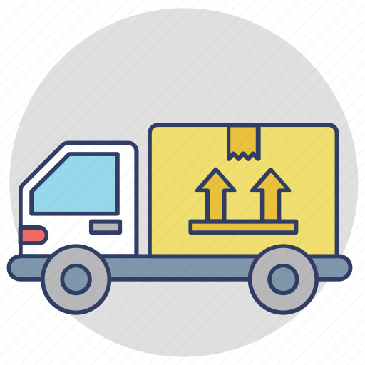 Commercial delivery, delivery truck, delivery van, logistic delivery, shipment delivery icon - Download on Iconfinder