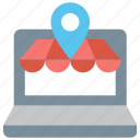 store location, buying, shopping, ecommerce, map, pin