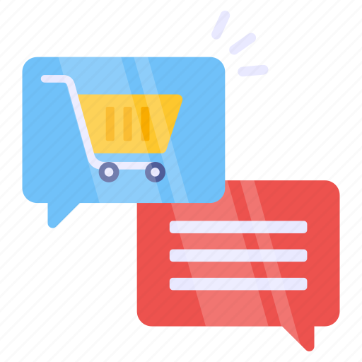 Shopping chat, communication, conversation, discussion, negotiation icon - Download on Iconfinder