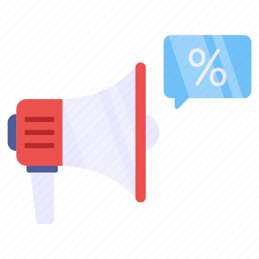 Promotional discount, campaign, publicity, marketing, advertisement icon - Download on Iconfinder