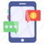 mobile chat, mobile communication, mobile conversation, mobile message, mobile text 