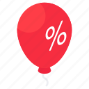 shopping discount, shopping sale, discount balloon, commerce, discount sale