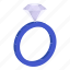 diamond ring, ringlet, jewel, ornament, engagement 