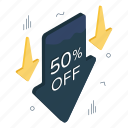 shopping discount, shopping sale, 50% off, hot sale, commerce