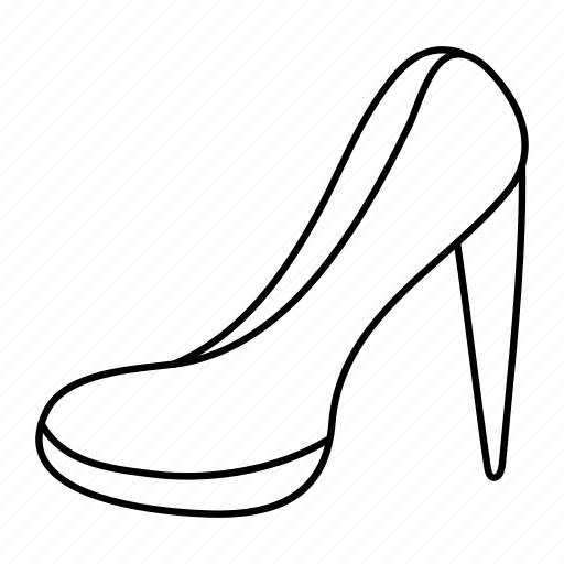 Heel, shoe, high heel, footwear, footgear icon - Download on Iconfinder