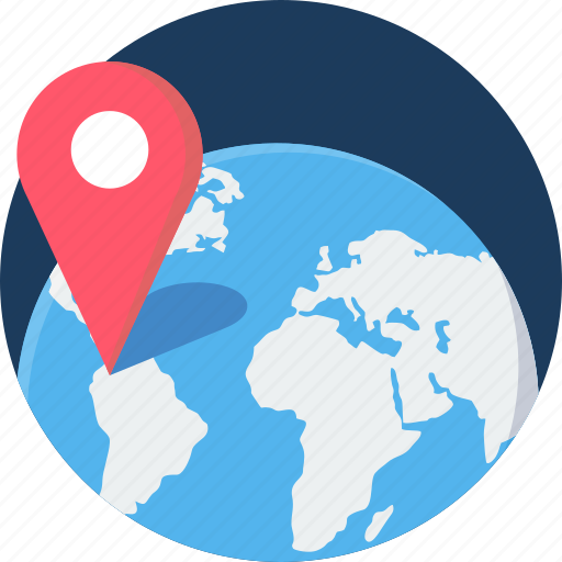 Gps, locate, locate us, us, map, navigation, pin icon - Download on Iconfinder