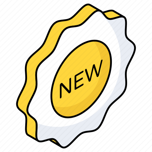 New badge, new label, new coupon, new card, commerce icon - Download on Iconfinder