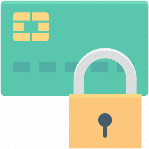 Atm card, atm card security, atm pin, credit card protected, locked card icon - Download on Iconfinder
