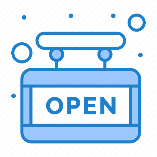 Board, open, shop, sign icon - Download on Iconfinder