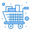 cart, groceries, shopping, trolley 