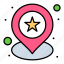 geo, location, pin, star 
