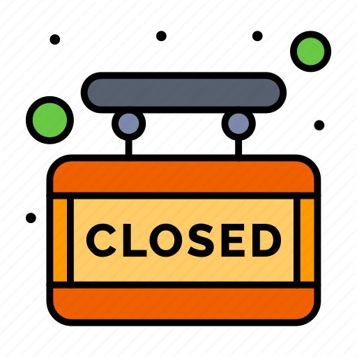 Board, closed, shop, sign icon - Download on Iconfinder