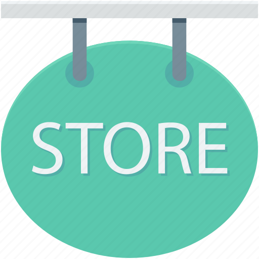 Hanging sign, signboard, store, store signboard, swing sign icon - Download on Iconfinder