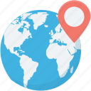 global location, globe, gps, location, map pin