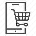 cart, mobile phone, online shopping, phone, shopping, smartphone 