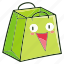shopping, shopping bag, cartoon, cute, sale, discount, character, laughing 