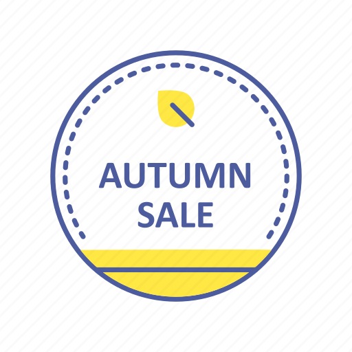 Autumn, label, low price, offer, sale, shopping, sticker icon - Download on Iconfinder