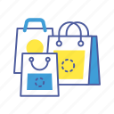 bag, buy, commerce, package, paper, shopping, store