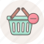 cart, remove, basket, delete, ecommerce, online, shop 