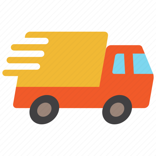 Delivery, express, truck, fast, quick, transport, vehicle icon - Download on Iconfinder